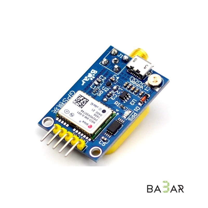 GPS модуль GY-NEO-6M (NEO-6M) с SMA и micro USB