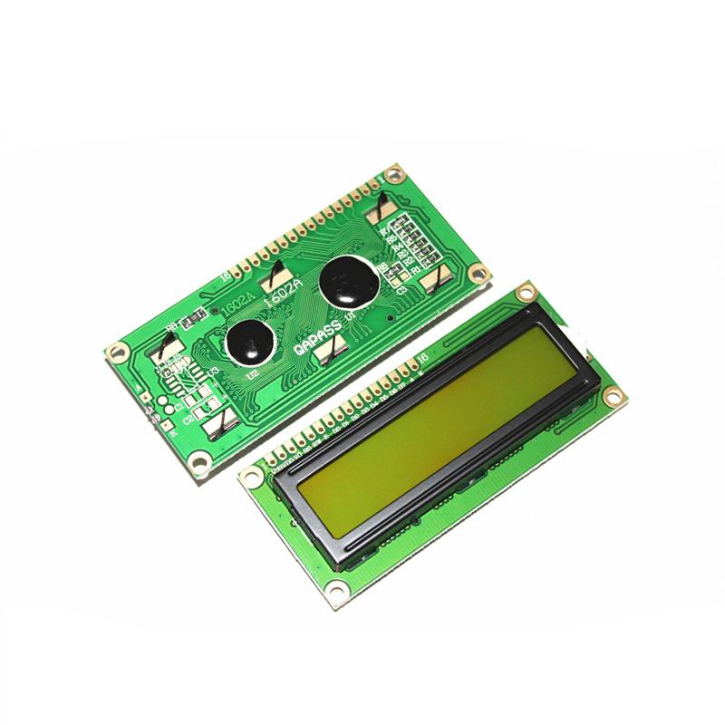 Дисплей LCD 2x16 - 1602A желтый