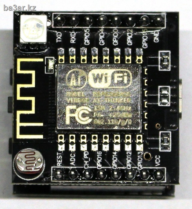 Отладочная плата с фоторезистором ESP8266 SDK APP EK1722