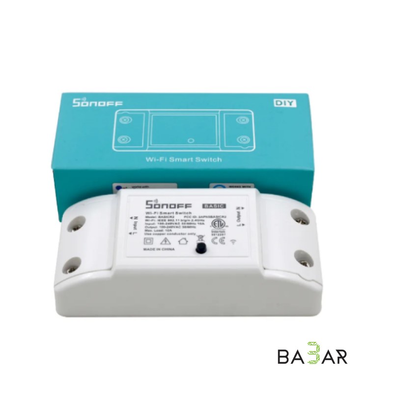 Умный Wi-Fi выключатель SONOFF Basic R2, 10 А, eWeLink