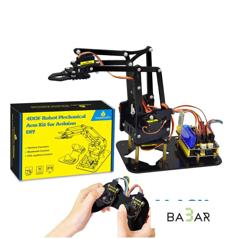 Keyestudio 4DOF робот-манипулятор с клешней для Arduino, DIY-набор