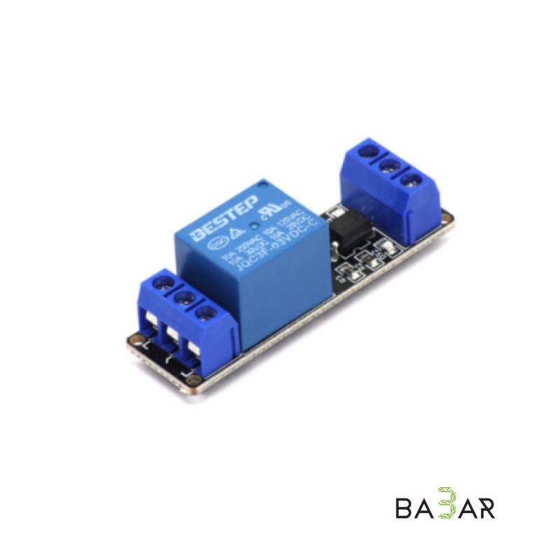 1-канальный модуль реле 3 В — коммутация до 10A 250VAC для ESP8266 и микроконтроллеров
