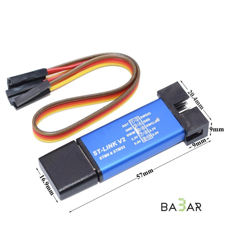 ST LINK V2 Mini STM8 STM32 Программатор