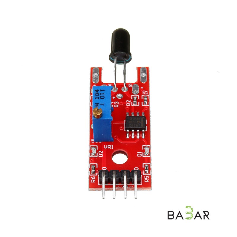 Датчик пламени KY-026 для Arduino, аналоговый и цифровой выход