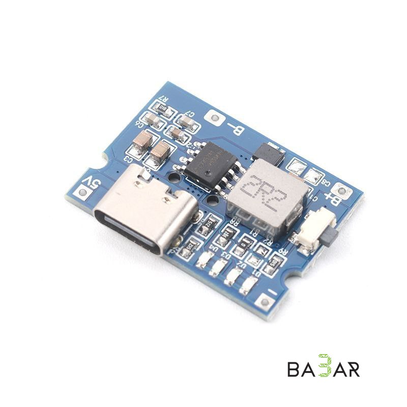 Модуль зарядки и разрядки Li-Ion 5V 2A с Type-C (pass-through)