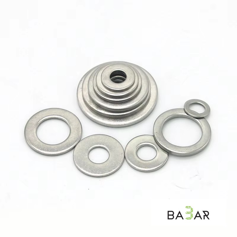 Набор металлических шайб M2–M12, 1240 шт