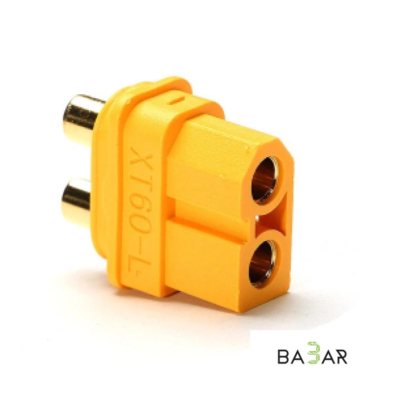 Разъём XT60L мама, AMASS, 30 А под пайку, 12AWG