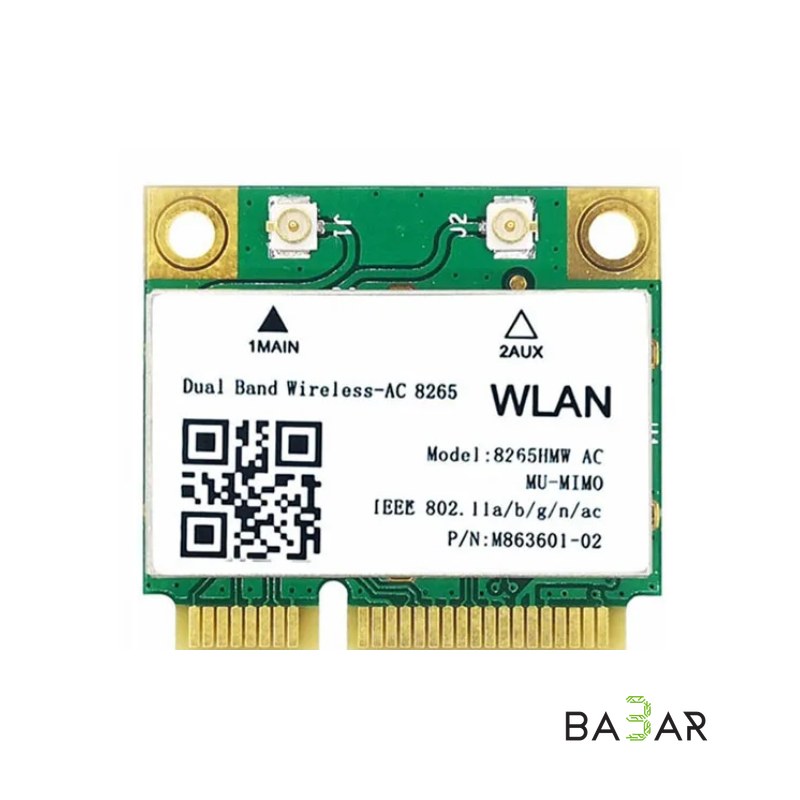 WiFi-карта Intel 8265HMW AC двухдиапазонная Mini PCI-E, 867 Мбит/с, Bluetooth 4.2