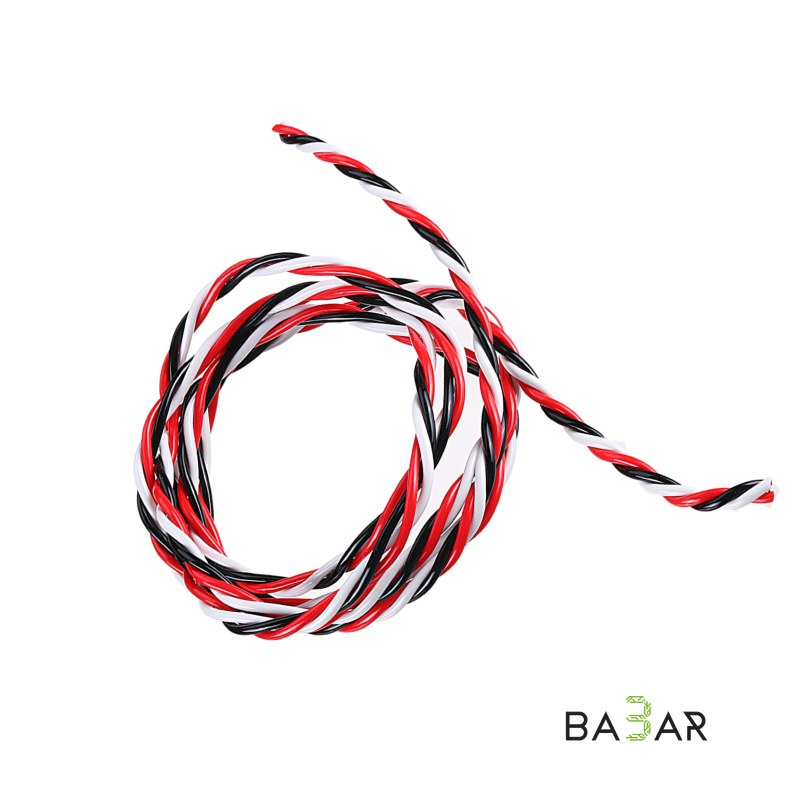 Сервоудлинитель 22 AWG 1 м, многожильный, луженая медь