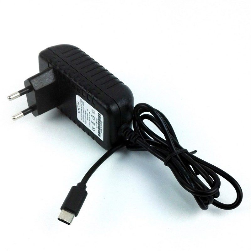 Адаптер 5В 3А C-типа, подходит для Raspberry Pi (вилка европейского стандарта)