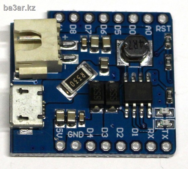 Battery Shield V1.1.0 For WEMOS D1 mini