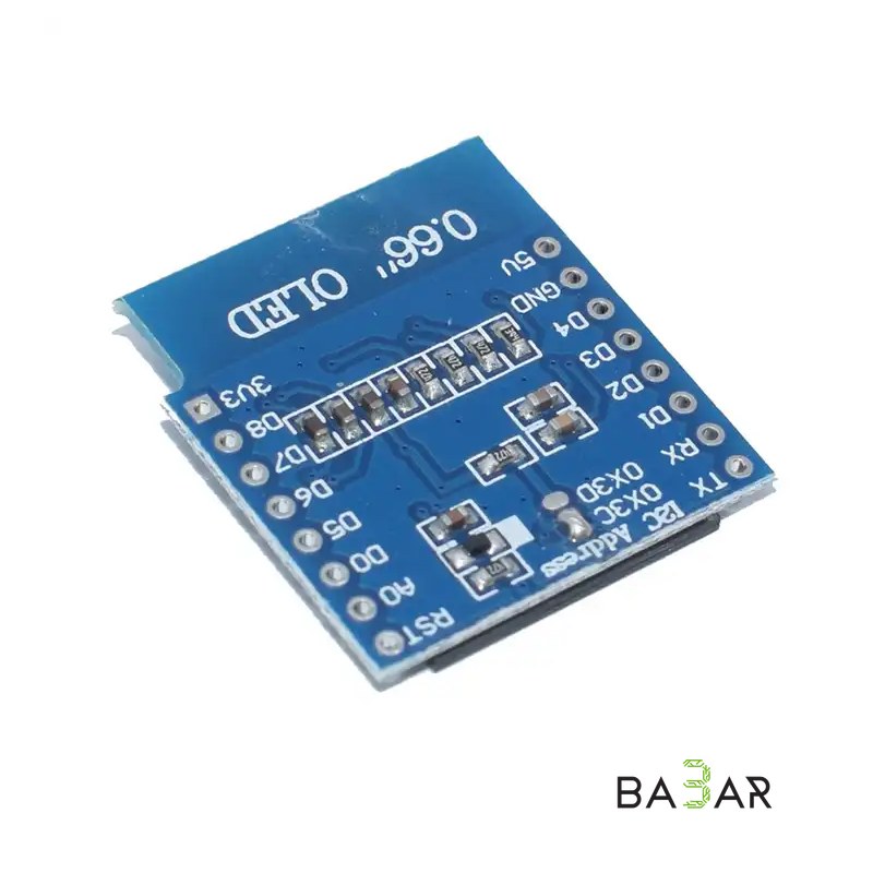 OLED-дисплей 0.66" 64×48 I2C SSD1306 для WeMos D1 mini