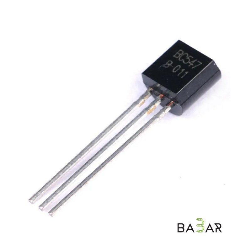 Транзистор BC547 NPN биполярный 45В 0.1А корпус TO-92