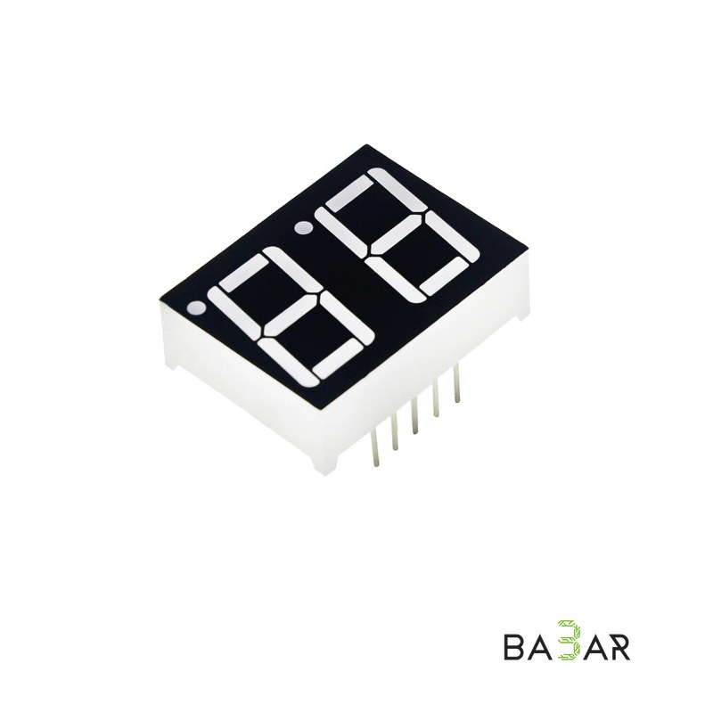 7-сегментный LED индикатор 3621BS, 0.36″, красный, общий анод