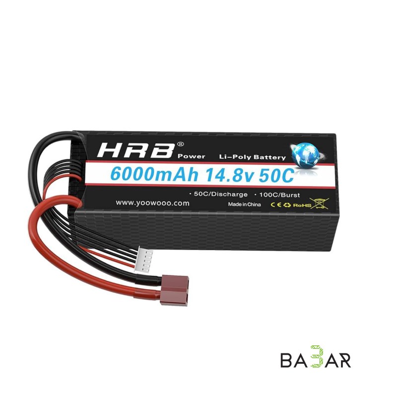 Аккумулятор Li-Po 14.8V 6000mAh 60C (4S) для дронов и RC моделей