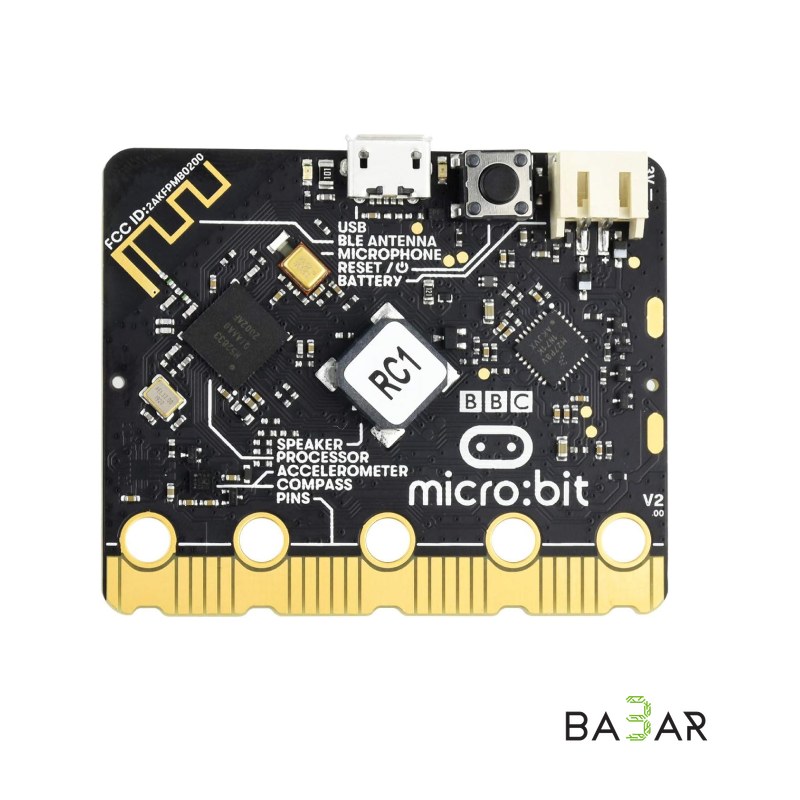 BBC micro:bit v2 — учебный микроконтроллер (без коробки)