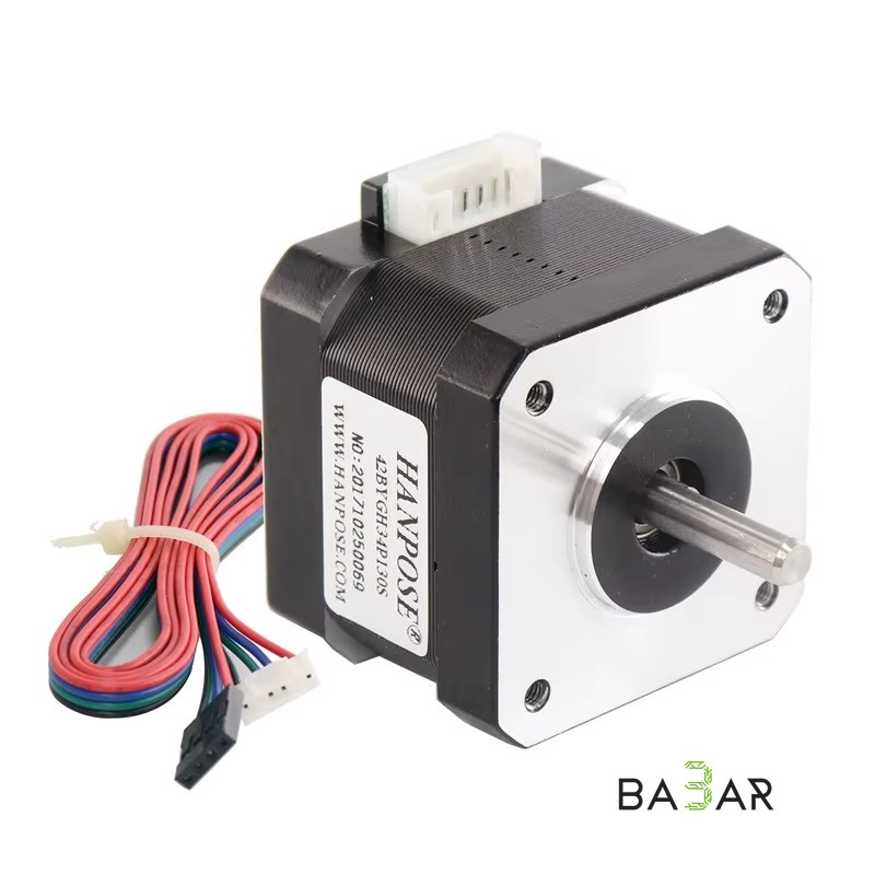 Шаговый двигатель 42BYG-34012-22B (17HS3430) NEMA17, 1.8°, 12В