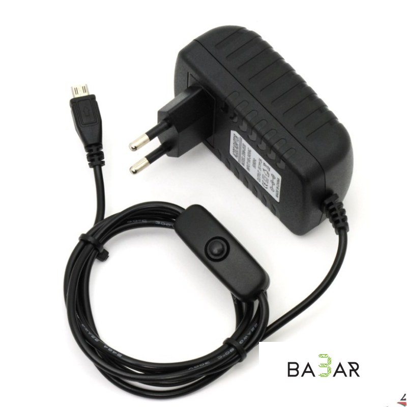 Блок питания для Raspberry Pi 3: 5 В 3 А, micro-USB