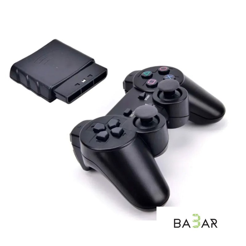 Беспроводной геймпад для PlayStation 2 (PS2, 2.4G), чёрный, для Arduino