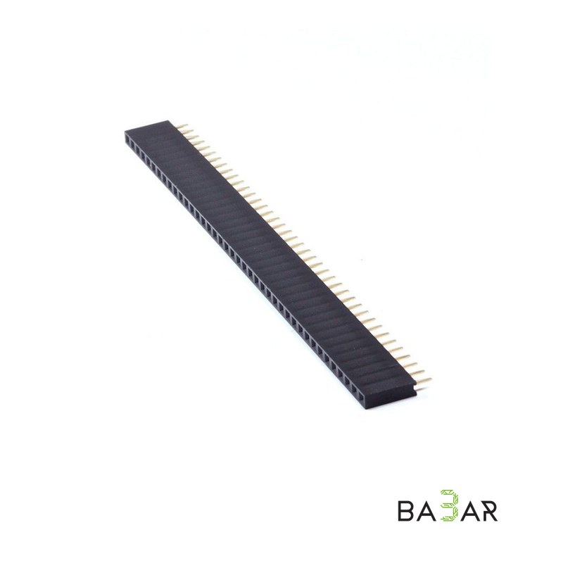 Гребёнка штыревая 1x40 контактов, шаг 2.54 мм (PLS-40) для Arduino