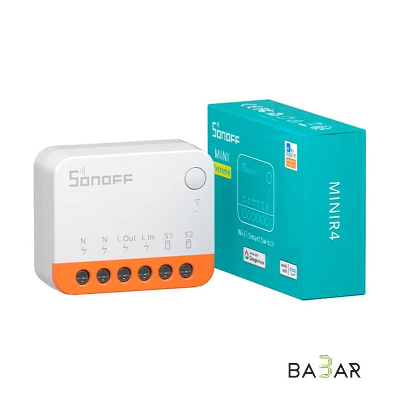 Sonoff MINIR4 Extreme умное Wi-Fi реле в подрозетник, 10А