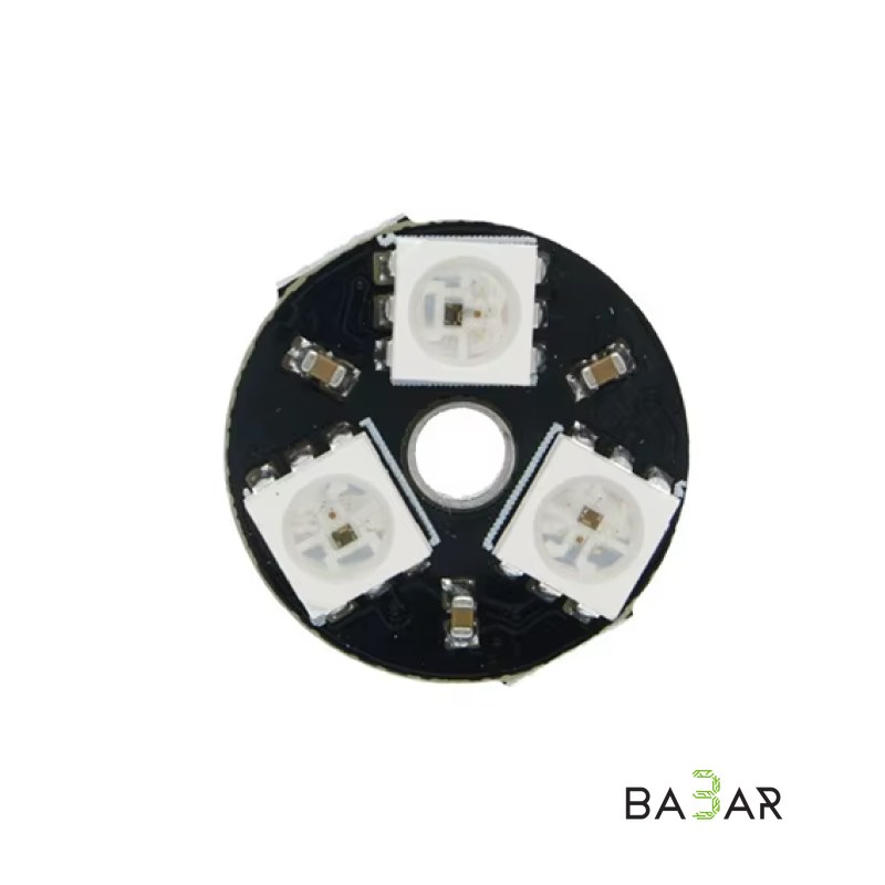 Модуль адресного светодиода WS2812B, 3 RGB-светодиода
