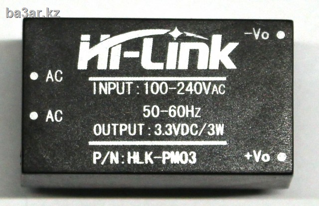 Миниатюрный блок питания HLK-PM03