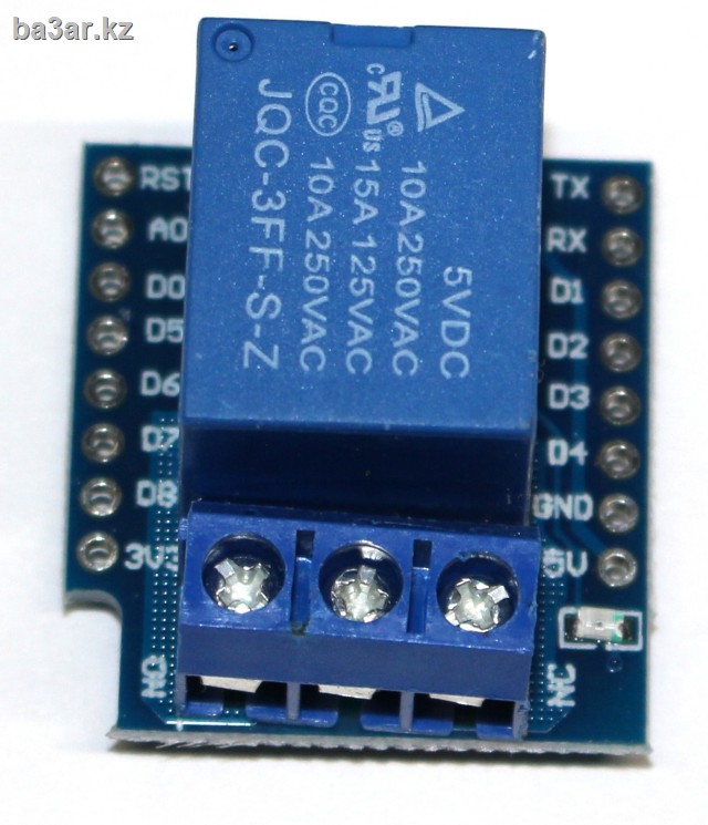 Модуль реле для Wemos D1 mini