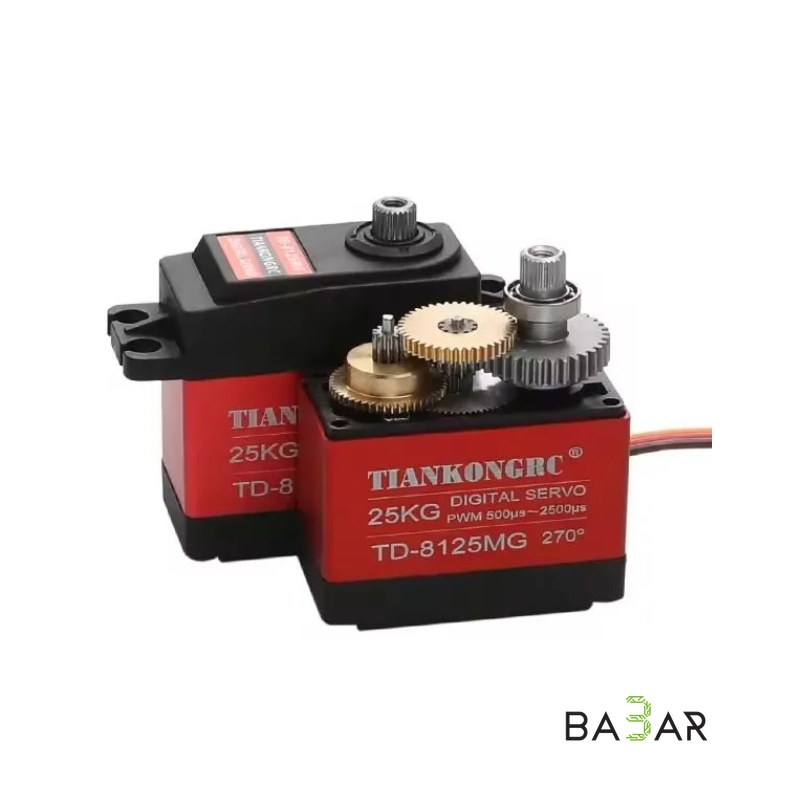 Сервопривод TiankongRC TD-8125MG цифровой, 25 кг, 180°