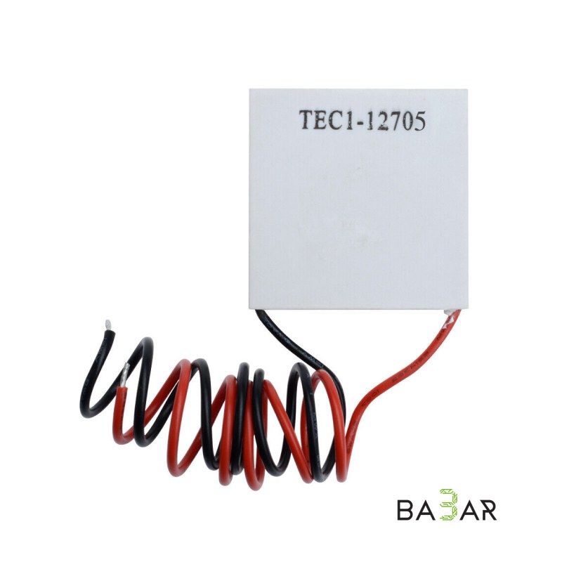 Элемент Пельтье TEC1-12705 12В 5А термоэлектрический модуль 40x40 мм
