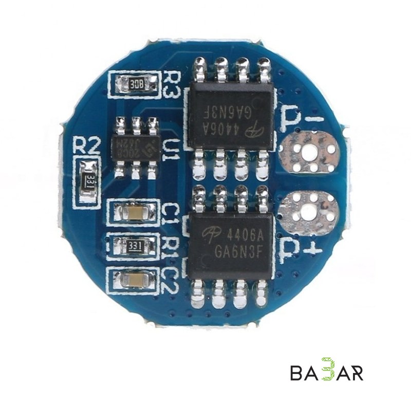 BMS плата 2S 5A для Li-Ion аккумуляторов 18650, 7.4/8.4 В