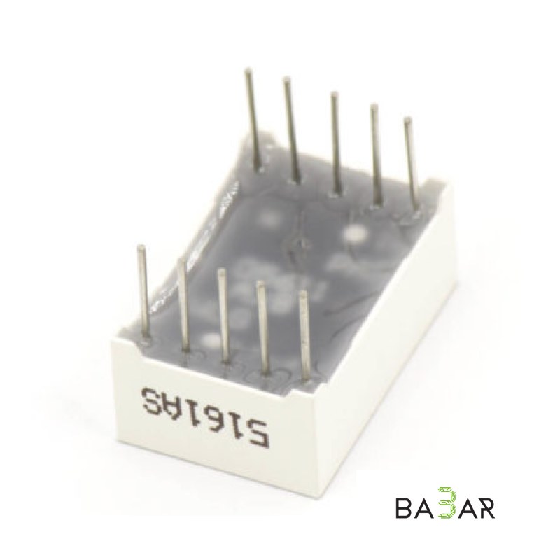 7-сегментный LED индикатор 0.56″ красный, общий катод