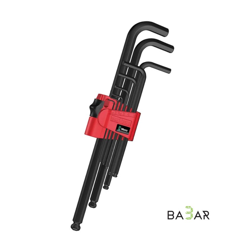 Набор шестигранных ключей Wera 950 PKL/9 Hex-Plus