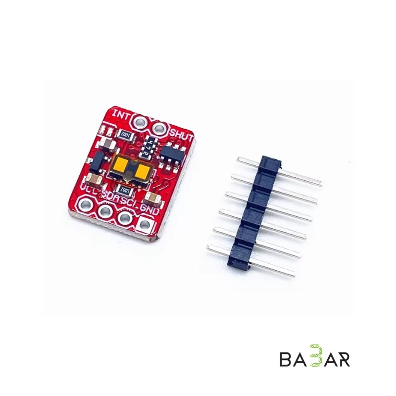 Лазерный датчик расстояния VL53L0X 50 Гц, до 4 м, I2C, 3.3-5В