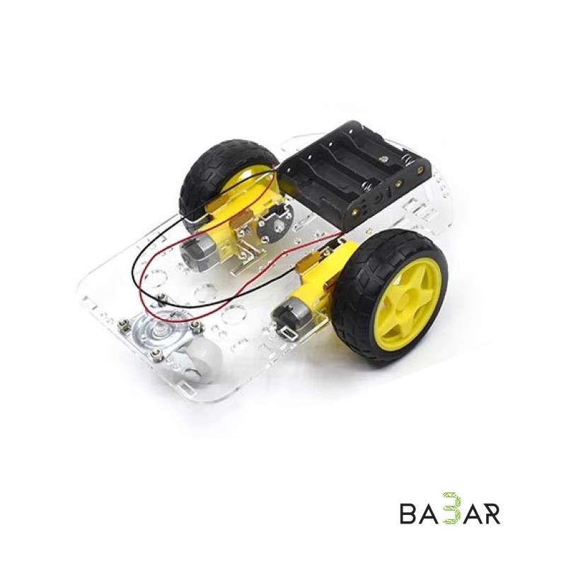 Набор шасси робота-автомобиля 2WD, широкая платформа