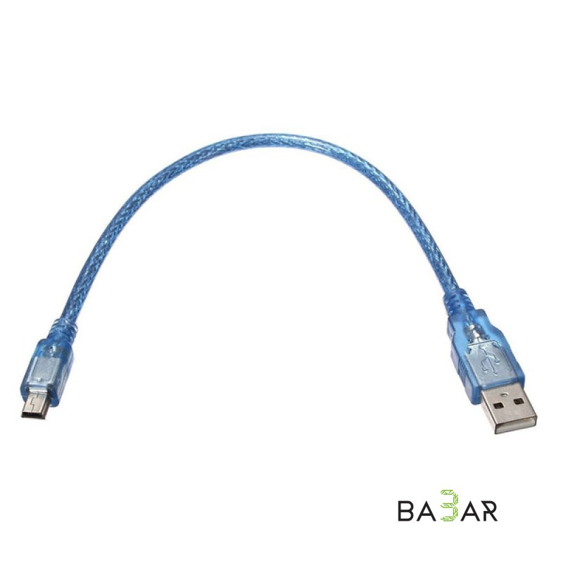 Кабель Mini USB для Arduino Nano 30 см, питание и программирование