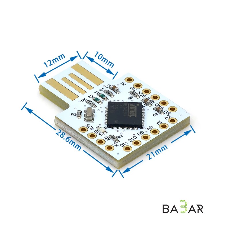 Плата Beetle Leonardo на ATmega32U4, USB, мини макетная плата AVR