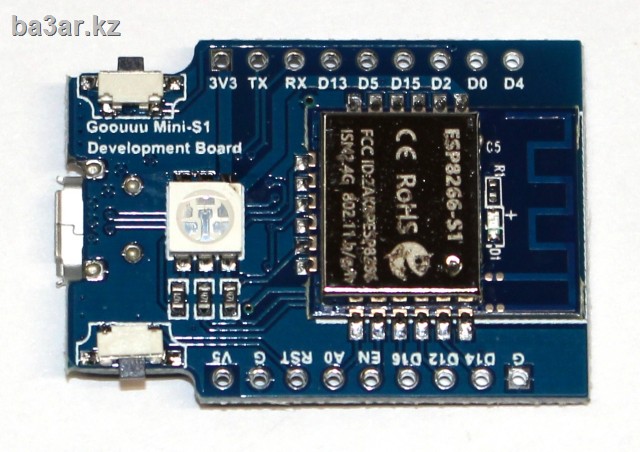 Отладочный WiFi модуль GOOUUU-S1 ESP8266 NODEMCU