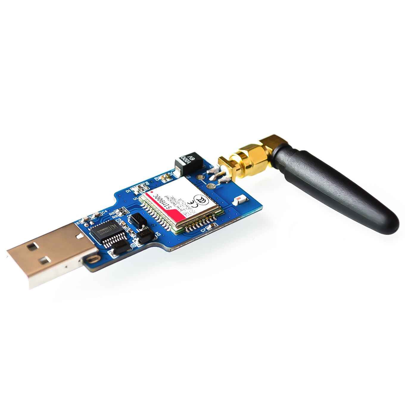 GSM / GPRS SIM800C подключение USB