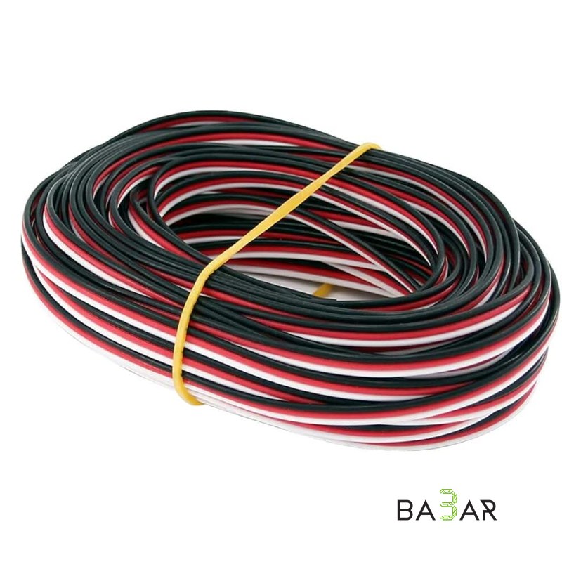 Сервоудлинитель 22 AWG 1 метр, луженая медь, JR/Futaba