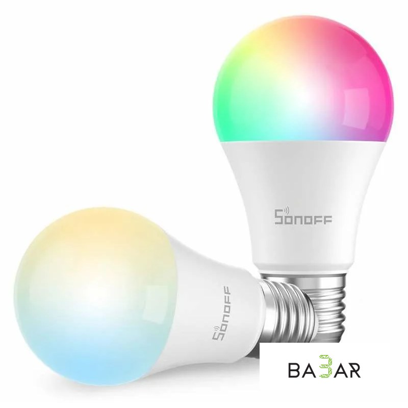 Умная LED-лампа Sonoff B05-BL/A60 Wi-Fi, RGB, регулировка цвета