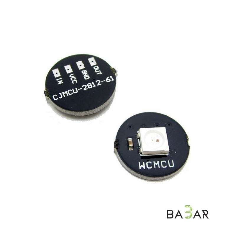 Адресный RGB-модуль CJMCU-2812-61 на WS2812B 5050, 14x14 мм