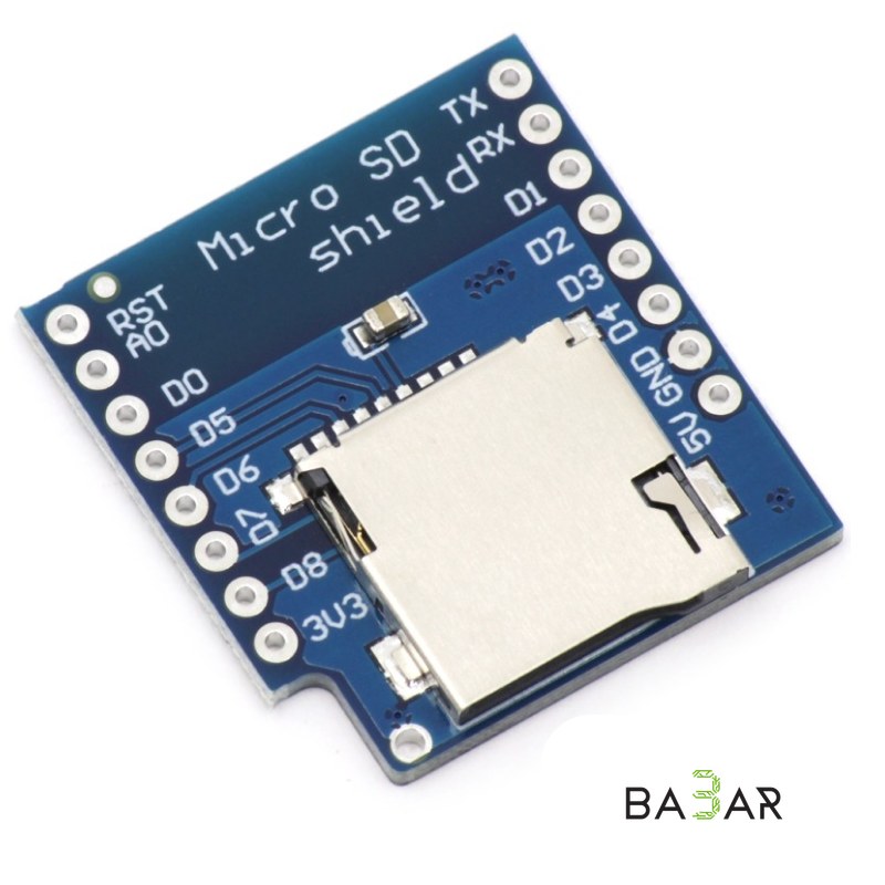 Micro SD шилд для WeMos D1 mini, работа по SPI