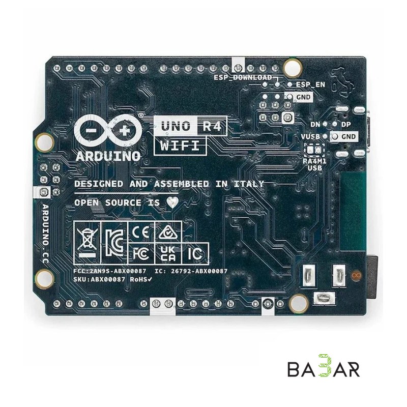 Arduino UNO R4 WiFi (оригинал) — ESP32-S3, Renesas RA4M1 48 МГц, 32-бит