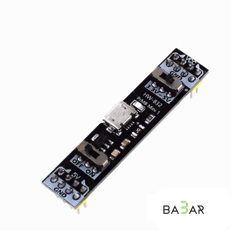 Модуль питания для макетной платы с переключением 3.3V / 5V
