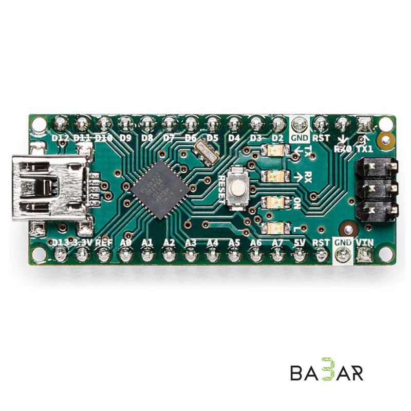 Arduino Nano — плата на ATmega328 с Mini-B USB