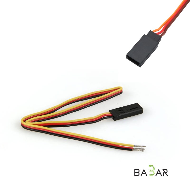 Провода Arduino папа — открытый конец под пайку, 3 пина, 10 см