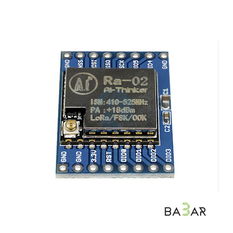 Модуль LoRa SX1278, 10 км, Ra-02, беспроводной, с широким спектром, разъем для передачи данных, 433 МГц
