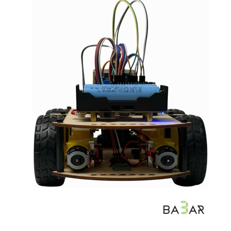 Набор-конструктор робота-машинки Phobo Arduino 4WD BT Smart Car Kit V2.0