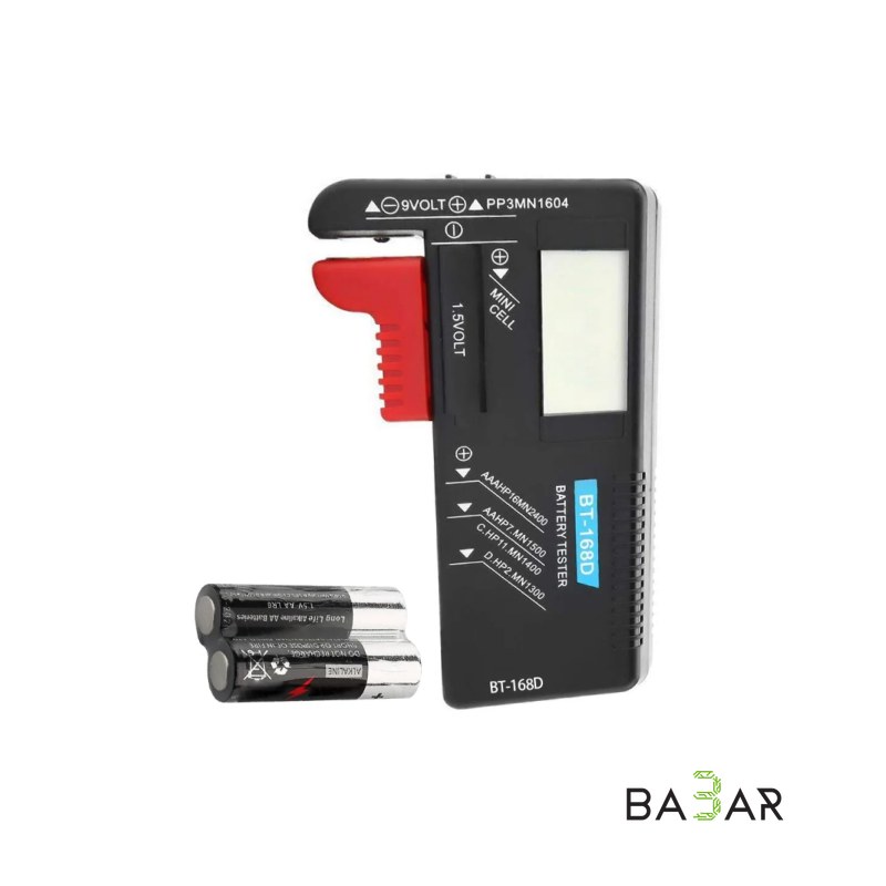 Тестер батареек цифровой BT-168D для 1.5 В и 9 В
